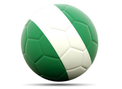 White and Green Football - A football with alternating white and green panels, commonly used for matches or training