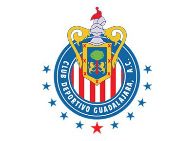 Football colored in the colors of the chivas logo