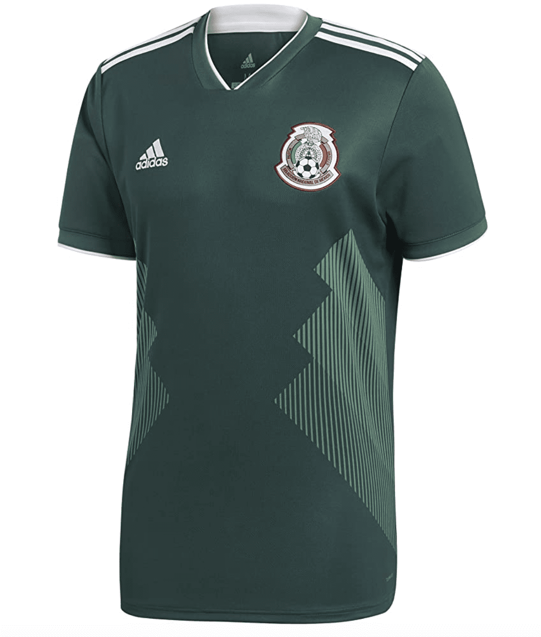 Adidas 2018 FIFA World Cup Mexico Official Home Jersey Collegiate Green/White